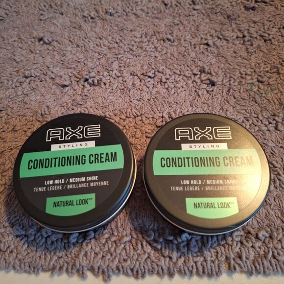 2 PACK‎ AXE Styling Hair Conditioning Cream Natural Look Low Hold Medium Shine - Picture 1 of 8